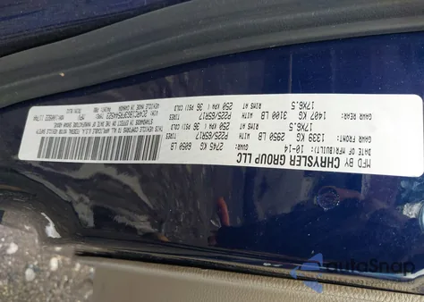 2015 Chrysler Town & Country Touring z USA, uszkodzony, nr VIN 2C4RC1BG3FR544523